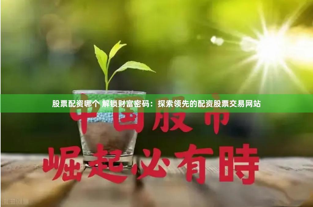 股票配资哪个 解锁财富密码：探索领先的配资股票交易网站